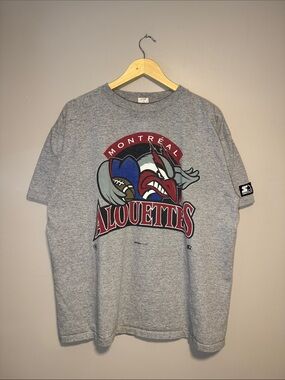 Vintage Montreal Alouettes CFL T-Shirt / Large / 1997